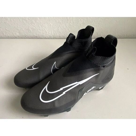 Nike Alpha Menace Elite 3 Mid Football Cleats Black DM1792-004 Men’s Sz 15 - Picture 7 of 11